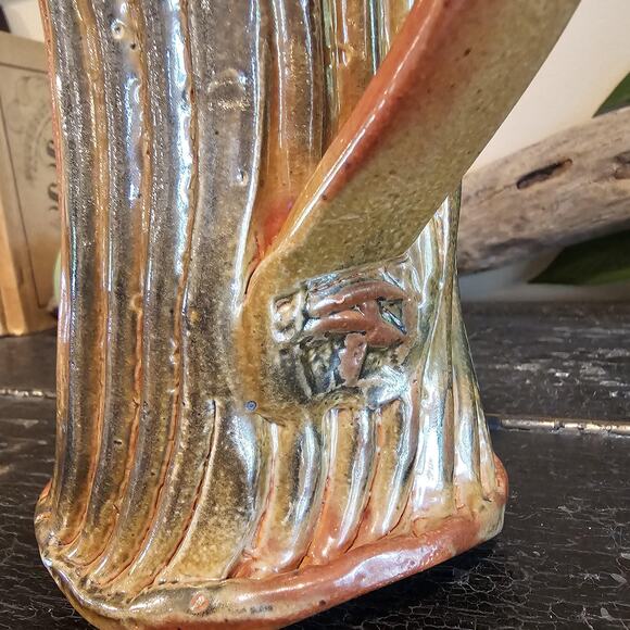 Gallery Style Hand Thrown Ceramic/Pottery Pitcher of Unknown Artist - Picture 2 of 10